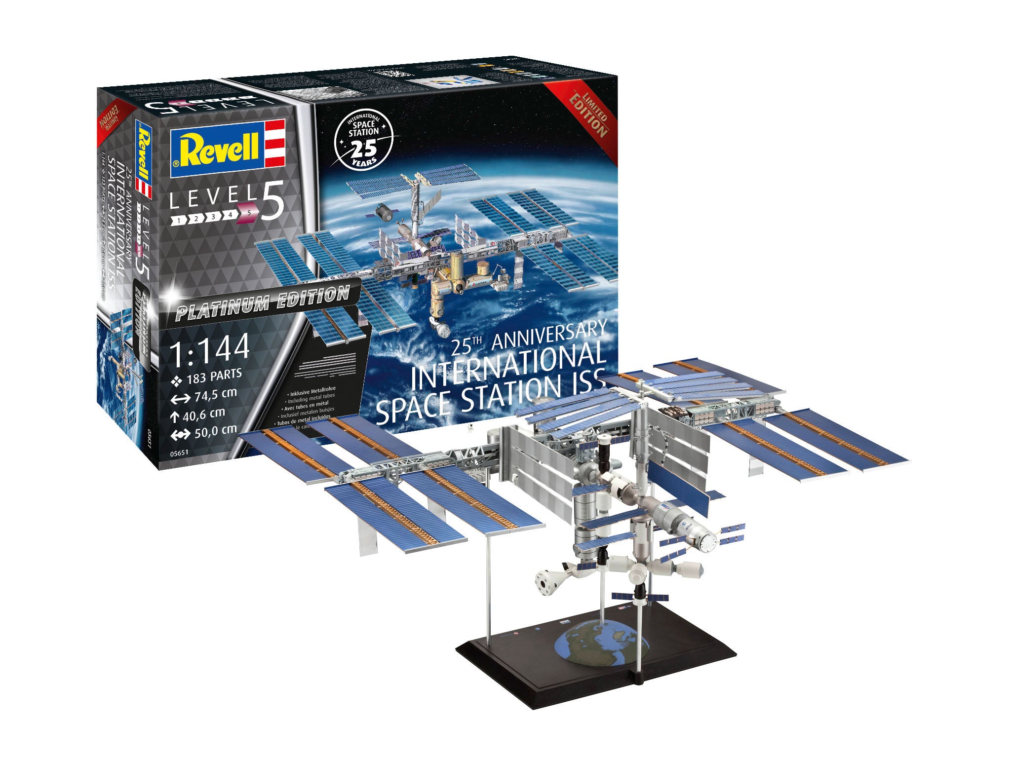 Revell Gift Set "ISS 25th Anniversary" Platinum Edition (1:144) - Loaded Dice Barry Vale of Glamorgan CF64 3HD