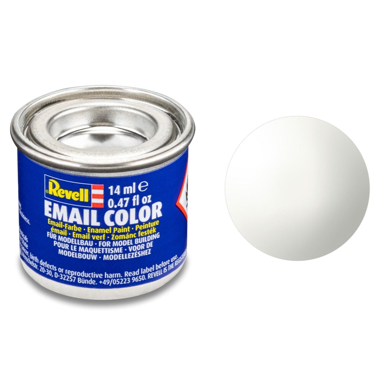 Revell Gloss "White" (RAL 9010) Enamel Paint - 14ml - 32104 - Loaded Dice Barry Vale of Glamorgan CF64 3HD