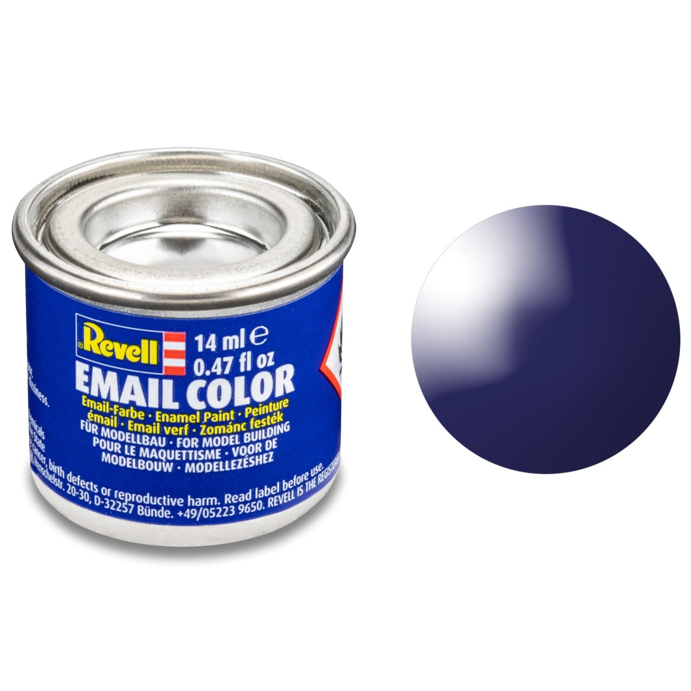 Revell Gloss "Night Blue" (RAL 5022) Enamel Paint - 14ml - 32154 - Loaded Dice Barry Vale of Glamorgan CF64 3HD