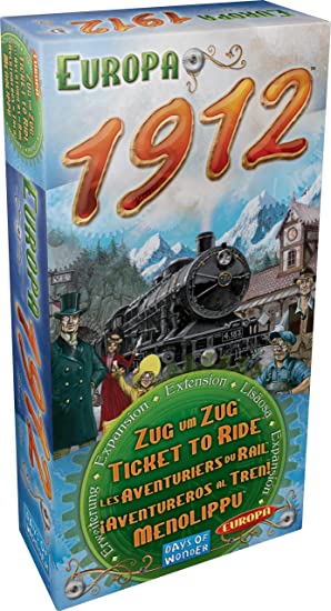 Ticket to Ride: Europe 1912 Expansion - Loaded Dice Barry Vale of Glamorgan CF64 3HD