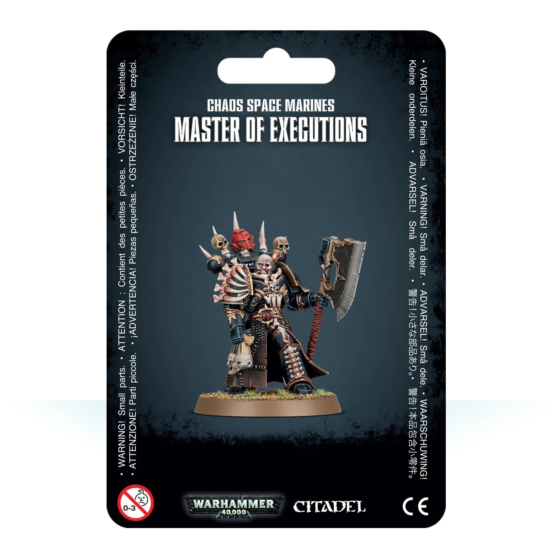CHAOS SPACE MARINES MASTER OF EXECUTIONS - Loaded Dice Barry Vale of Glamorgan CF64 3HD