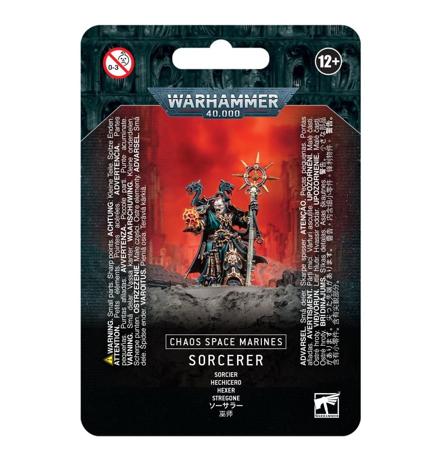 CHAOS SPACE MARINES: SORCERER - Loaded Dice Barry Vale of Glamorgan CF64 3HD