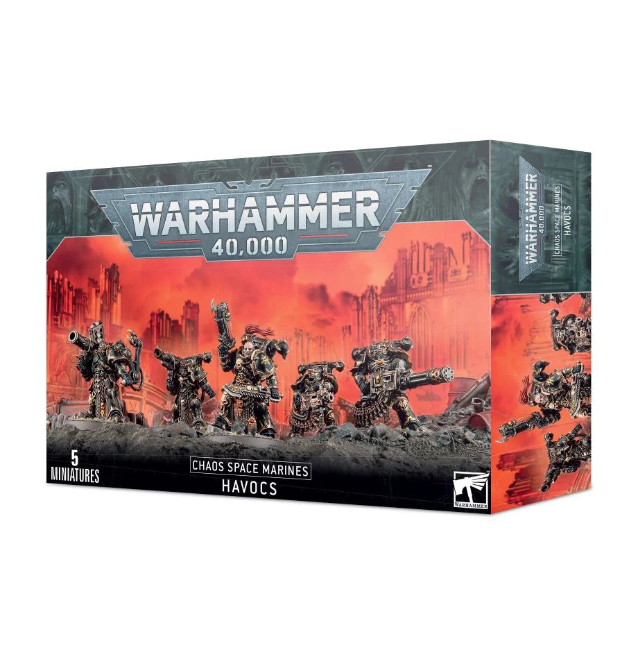 CHAOS SPACE MARINES: HAVOCS - Loaded Dice Barry Vale of Glamorgan CF64 3HD