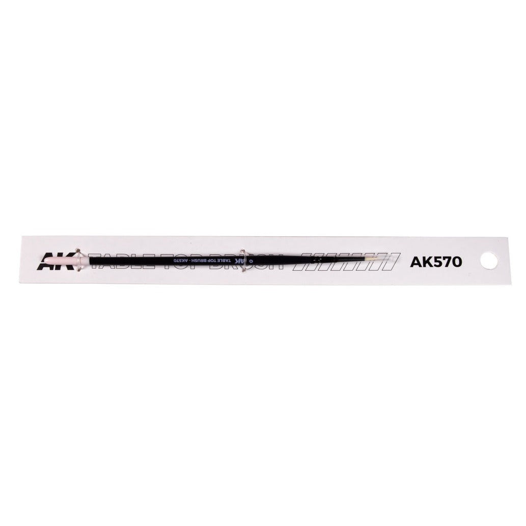 AK Interactive Table Top Brush - 0 AK570 - Loaded Dice Barry Vale of Glamorgan CF64 3HD