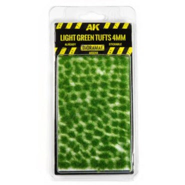 LIGHT GREEN TUFTS 4MM - Loaded Dice Barry Vale of Glamorgan CF64 3HD