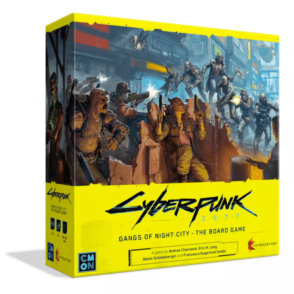 Cyberpunk 2077: Gangs of Night City - The Board Game - Release Date Q4 2023 - Loaded Dice Barry Vale of Glamorgan CF64 3HD