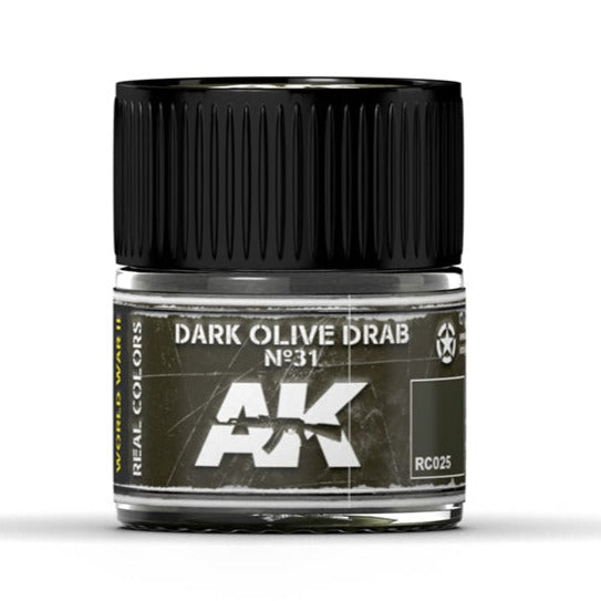 Dark Olive Drab Nº31 10ml - Loaded Dice Barry Vale of Glamorgan CF64 3HD