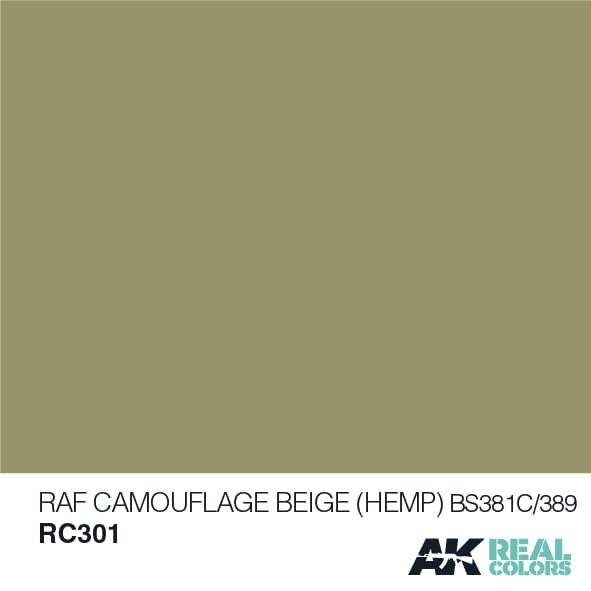 RAF Camouflage Beige (HEMP) BS 381C/389 - 10ml - Loaded Dice Barry Vale of Glamorgan CF64 3HD