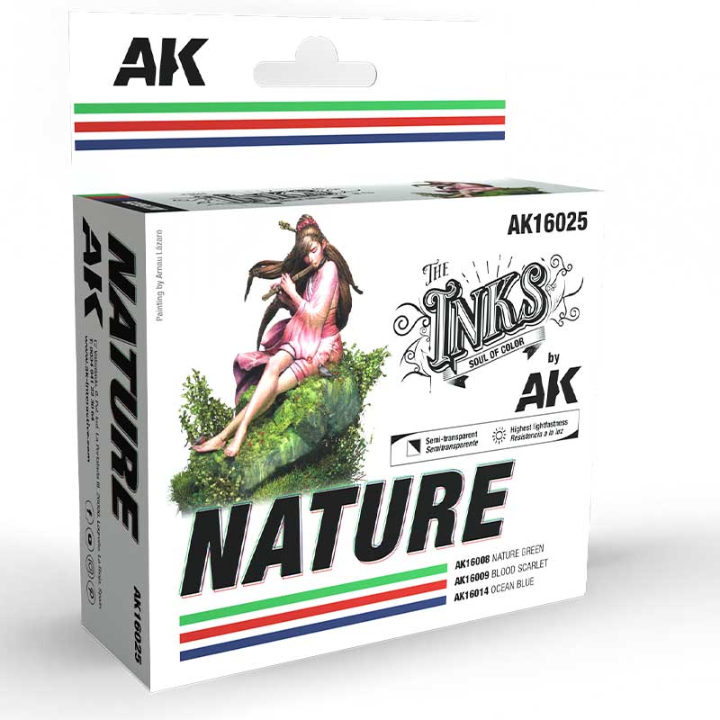 AK Interactive - The Inks - Nature AK16025 - Loaded Dice Barry Vale of Glamorgan CF64 3HD