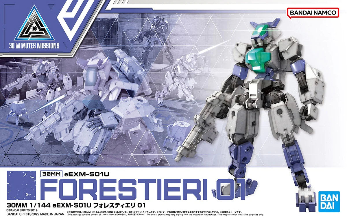 30MM 1/144 eEXM-S01U Forestieri 01 Gundam - Loaded Dice Barry Vale of Glamorgan CF64 3HD