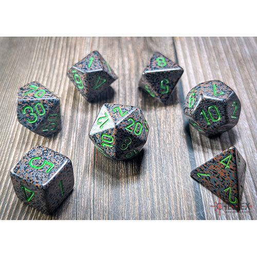 Chessex - Speckled Polyhedral 7 Dice Set - Earth