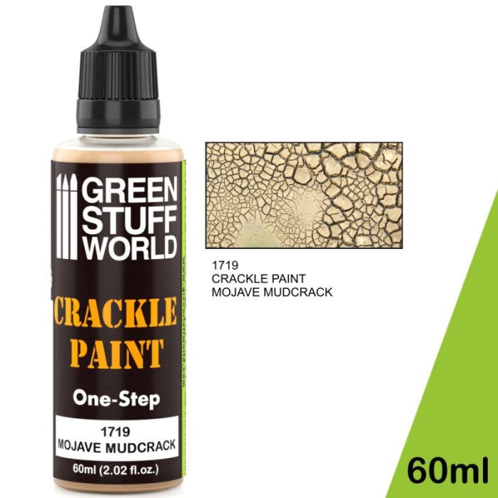 Green Stuff World Crackle Paint - Mojave Mudcrack 60ml - Loaded Dice Barry Vale of Glamorgan CF64 3HD