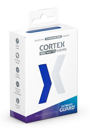 Ultimate Guard Cortex Sleeves Standard Size Matte Blue (100) - Loaded Dice Barry Vale of Glamorgan CF64 3HD