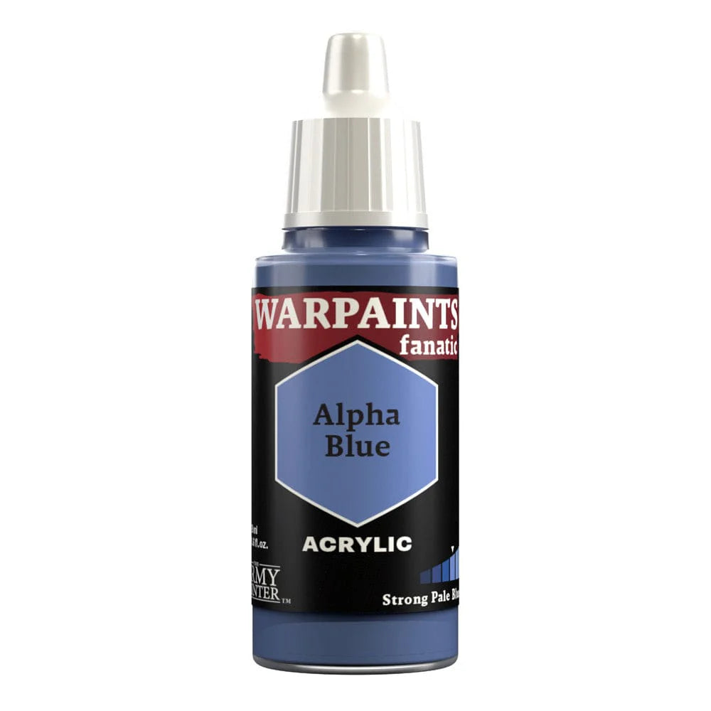 Army Painter Warpaints Fanatic: Alpha Blue 18ml - Loaded Dice