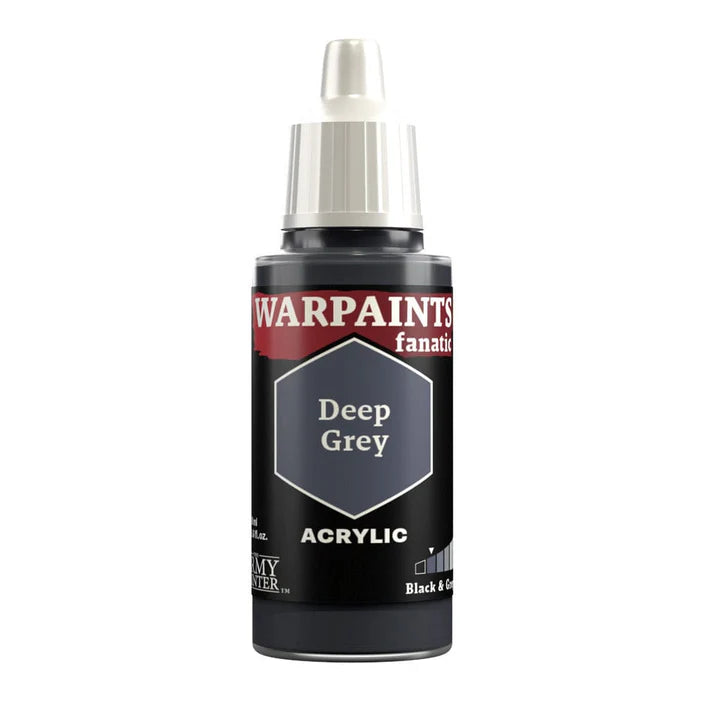 Army Painter Warpaints Fanatic: Deep Grey 18ml - Loaded Dice
