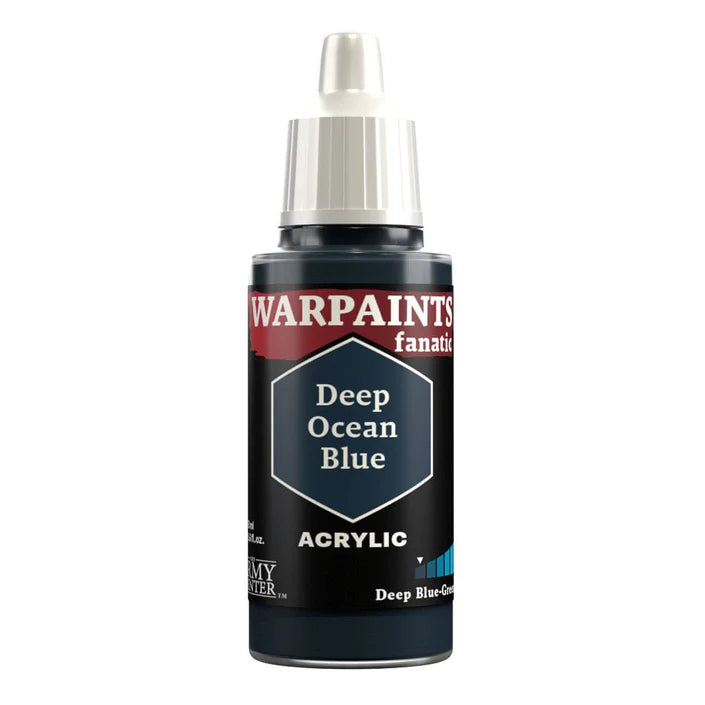 Army Painter Warpaints Fanatic: Deep Ocean Blue 18ml - Loaded Dice
