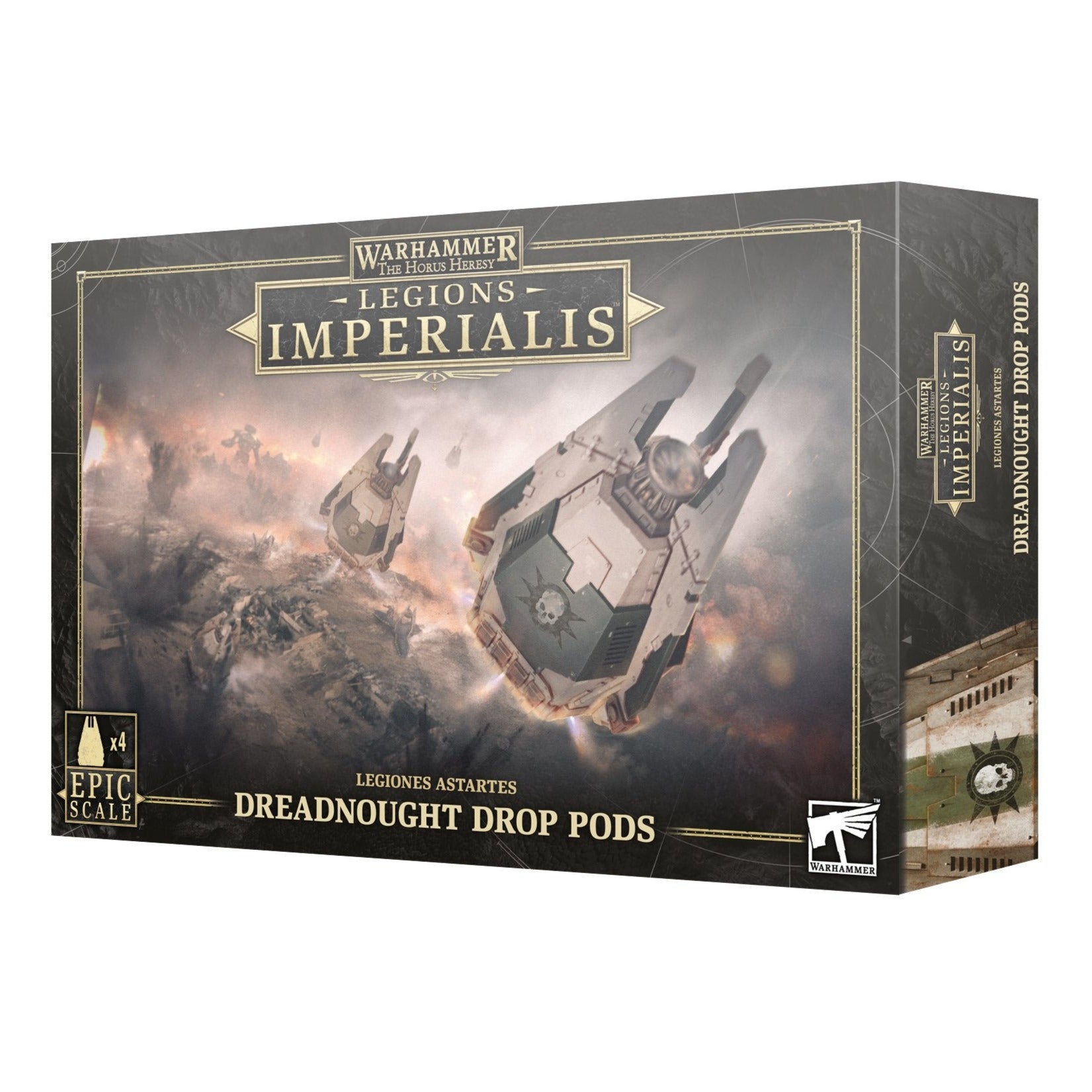 Legions Imperialis: Legiones Astartes Dreadnought Drop Pods - Release Date 18/5/24 - Loaded Dice