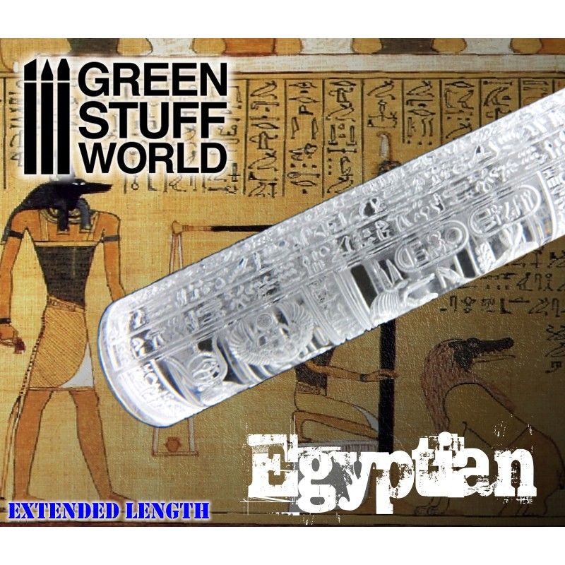 Green Stuff World Rolling Pin EGYPTIAN - Loaded Dice Barry Vale of Glamorgan CF64 3HD