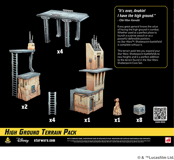 Star Wars Shatterpoint: High Ground Terrain Pack - Loaded Dice Barry Vale of Glamorgan CF64 3HD