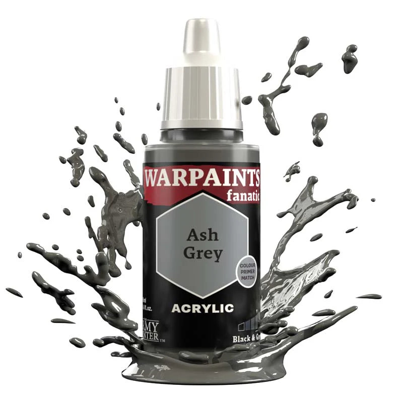 Army Painter Warpaints Fanatic: Ash Grey 18ml - Loaded Dice