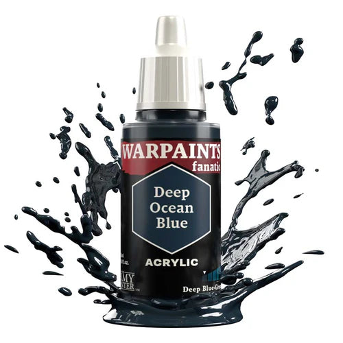 Army Painter Warpaints Fanatic: Deep Ocean Blue 18ml - Loaded Dice