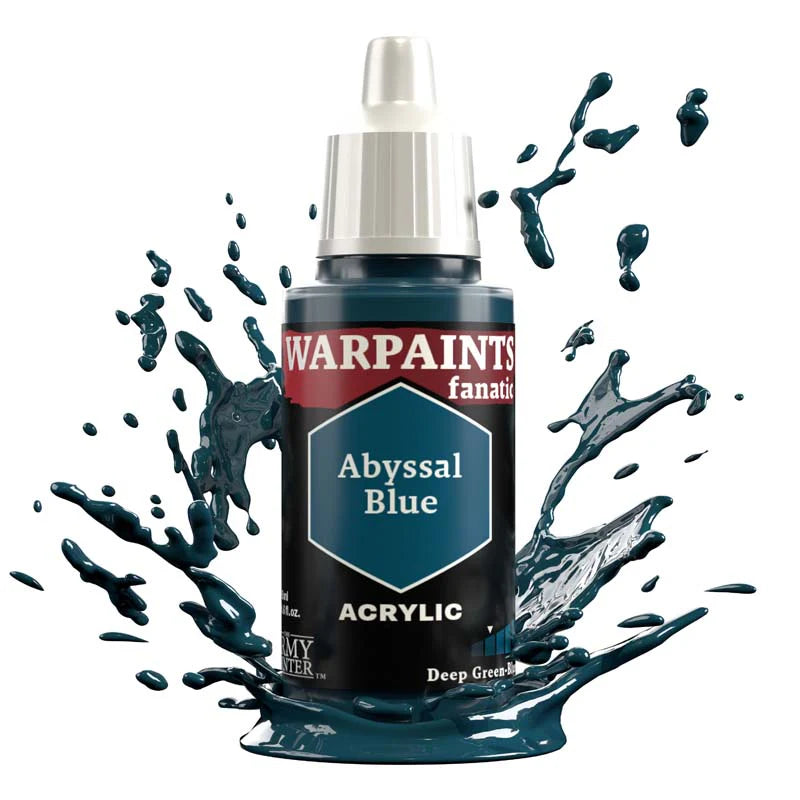 Army Painter Warpaints Fanatic: Abyssal Blue 18ml - Loaded Dice
