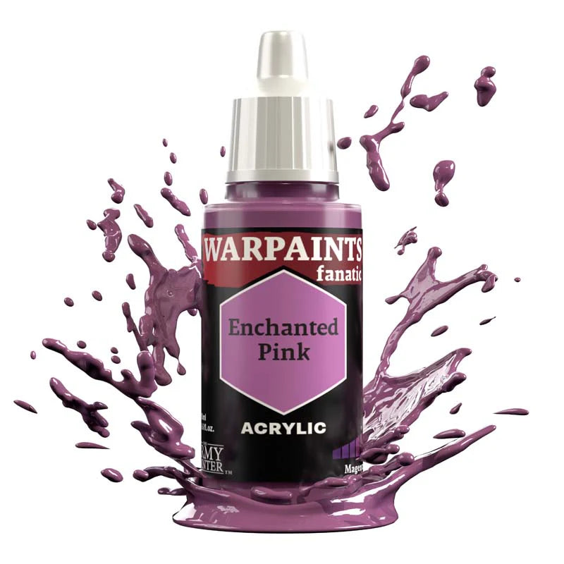 Army Painter Warpaints Fanatic: Enchanted Pink 18ml - Loaded Dice