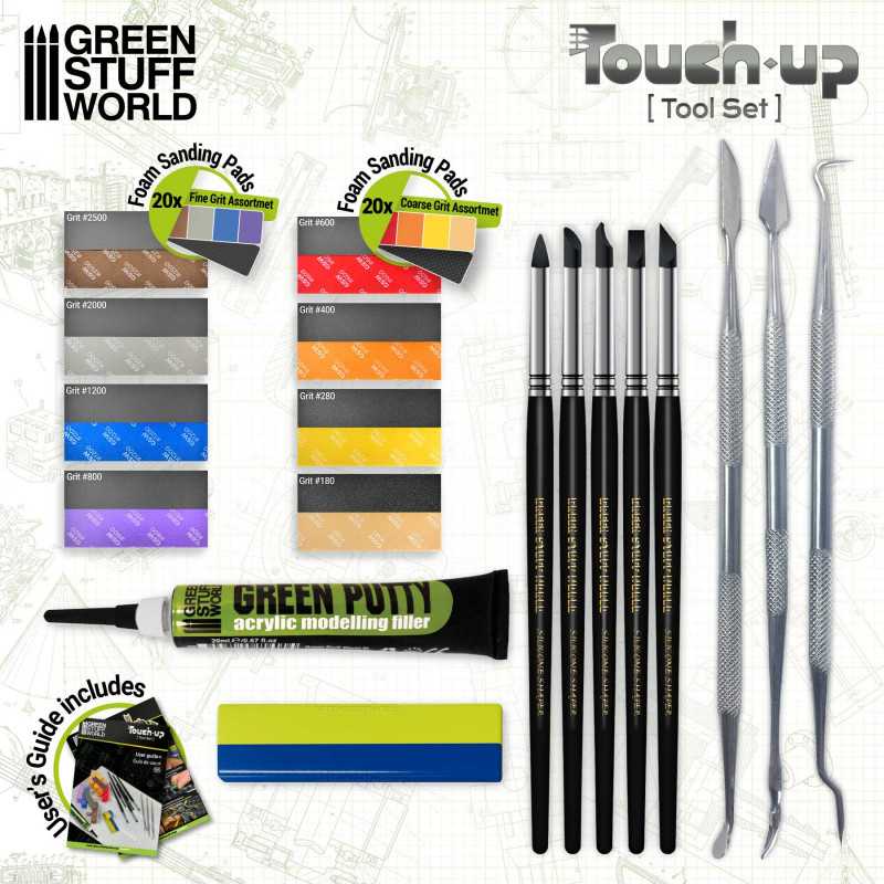 Green Stuff World Touch-up Tool set - Loaded Dice Barry Vale of Glamorgan CF64 3HD