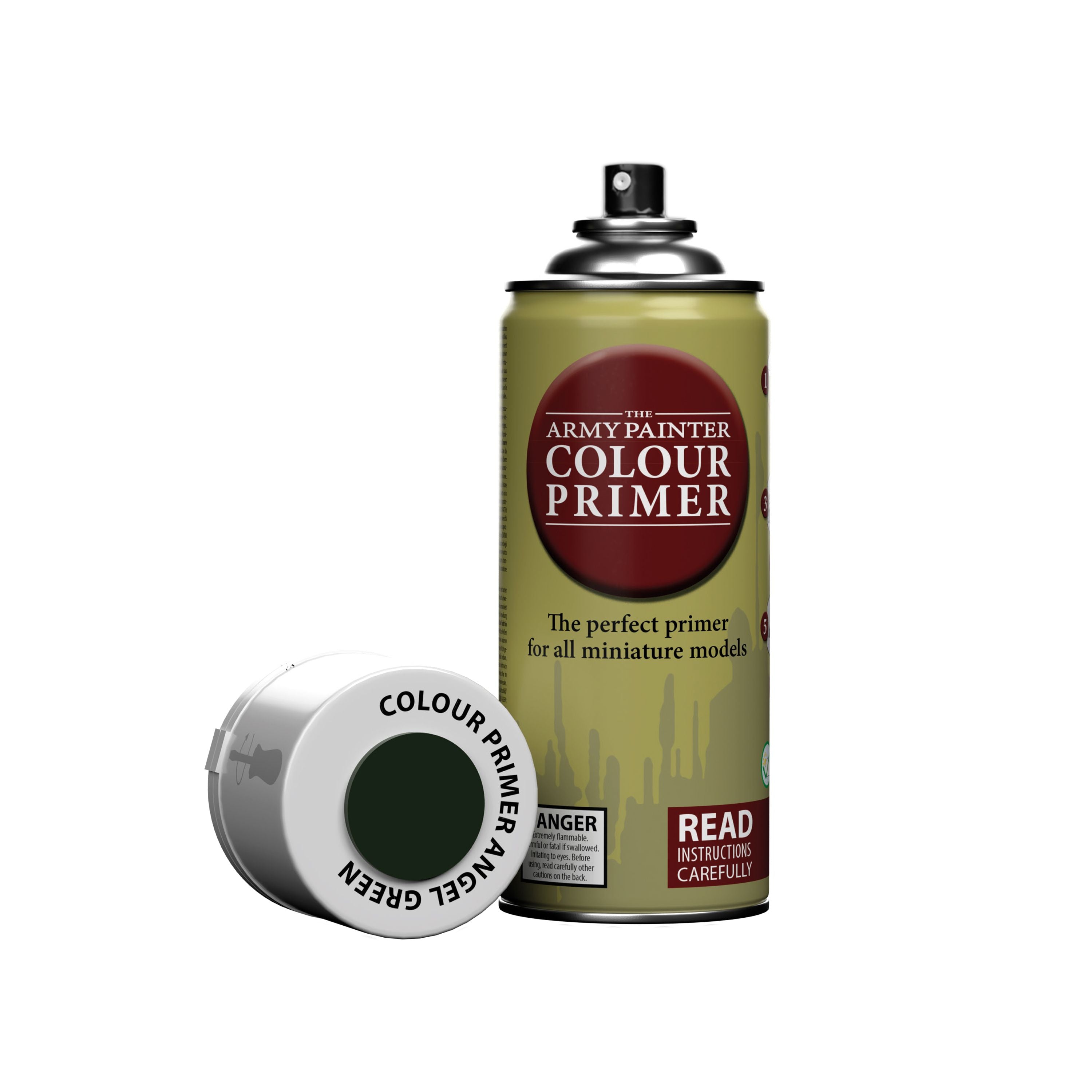 Army Painter Colour Primer - Angel Green (400ml) - Loaded Dice