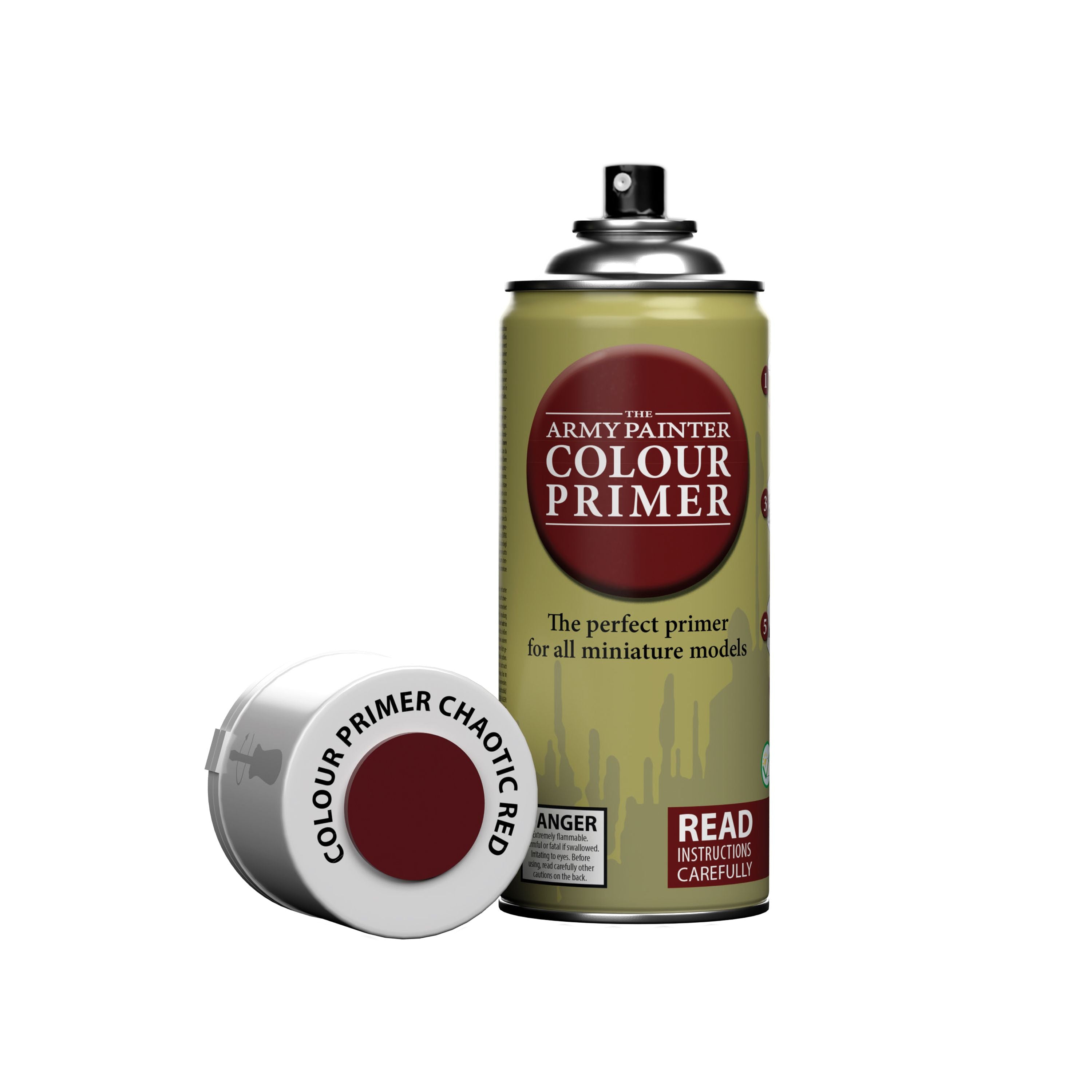 Army Painter Colour Primer - Chaotic Red (400ml) - Loaded Dice