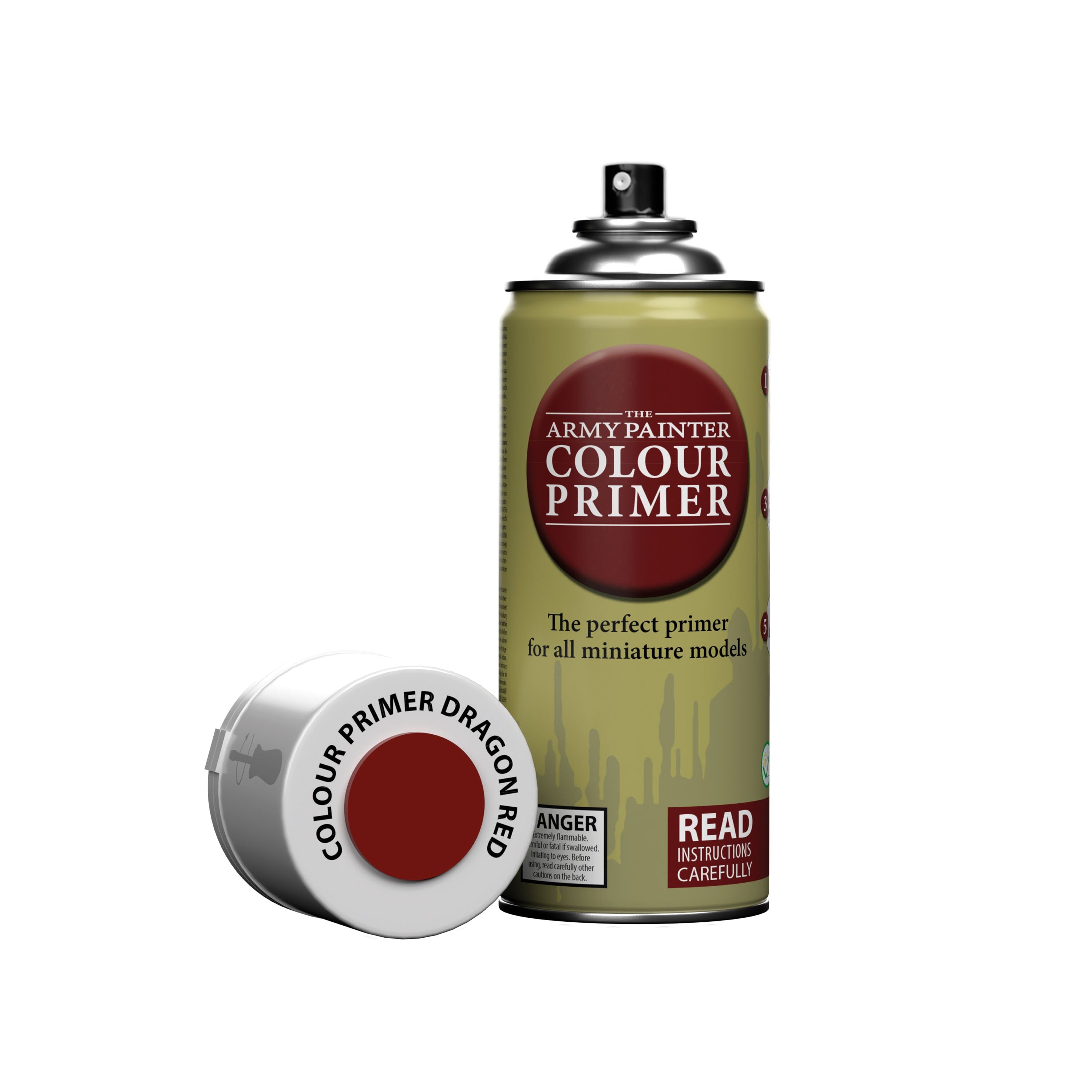 Army Painter Colour Primer - Dragon Red (400ml) - Loaded Dice
