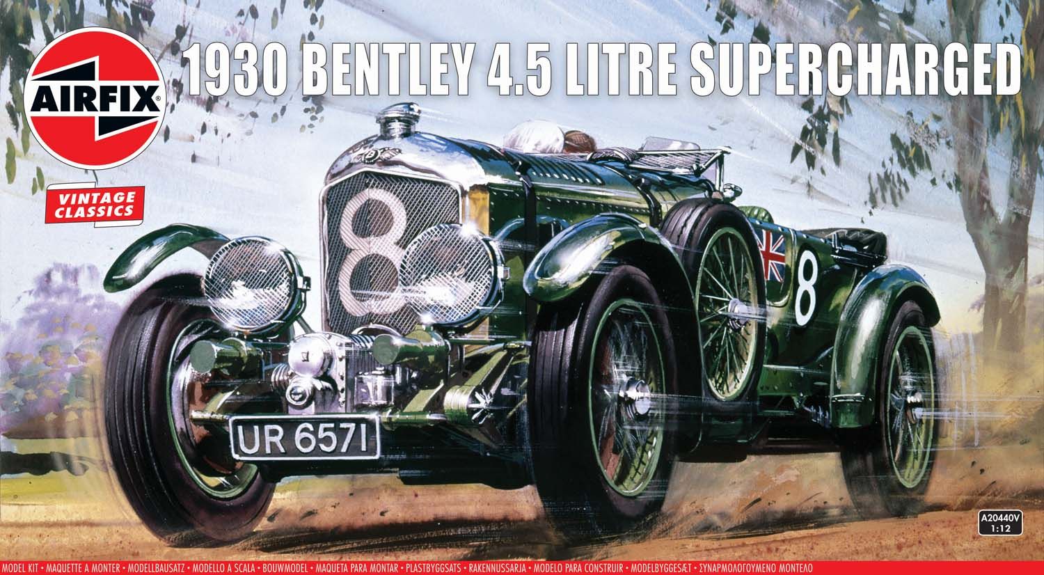 1930 4-5 litre Bentley (1:12) - Loaded Dice