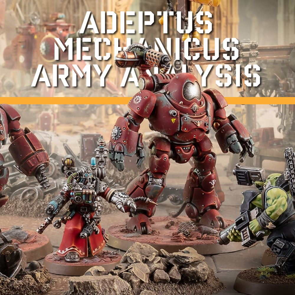 Learn how to play Adeptus Mechanicus in Warhammer 40K. Discover their synergies, shooting power, strengths, and best starter units for your AdMech army.
