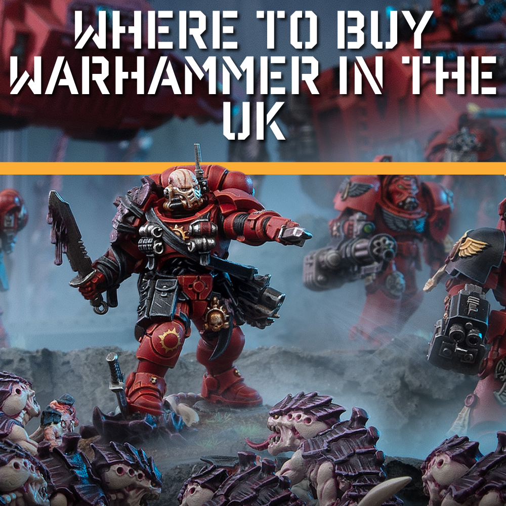 Where to buy Warhammer in the UK in 2026 — real prices at Games Workshop, Element Games, Firestorm, Goblin Gaming, Zatu and Loaded Dice, compared honestly.