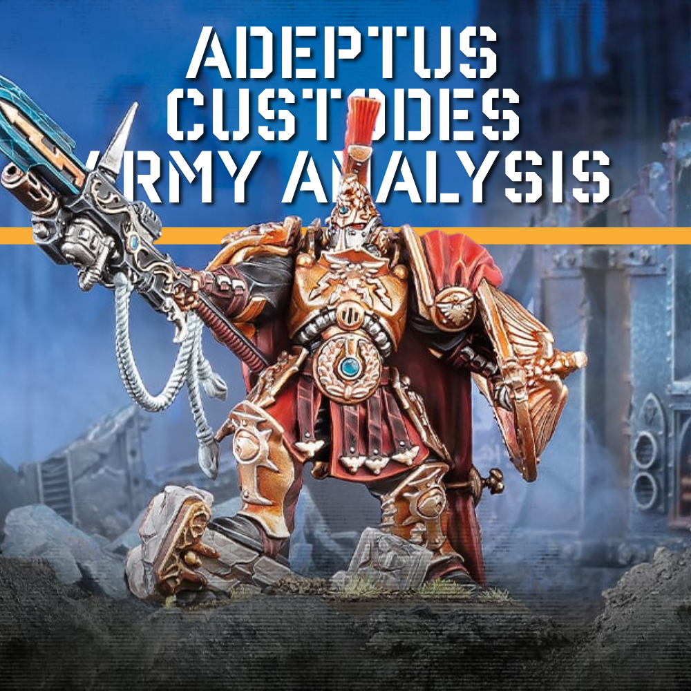 Learn how to play Adeptus Custodes in Warhammer 40K. Discover their elite units, durability, strengths, and best starter models for your Custodes army.
