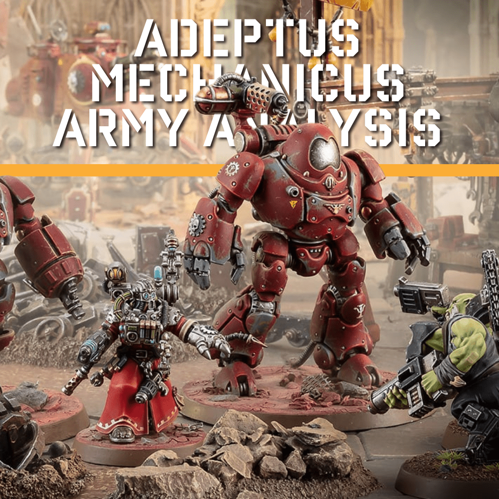 Learn how to play Adeptus Mechanicus in Warhammer 40K. Discover their synergies, shooting power, strengths, and best starter units for your AdMech army.