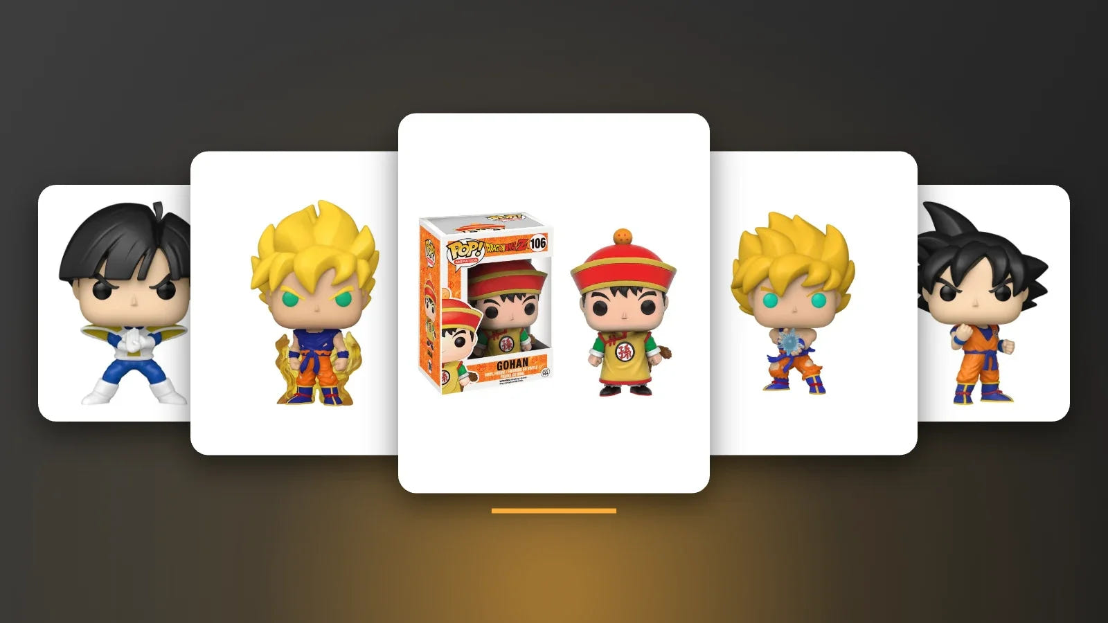 Gohan and Super Saiyan Goku Dragon Ball Z Funko Pop! figures