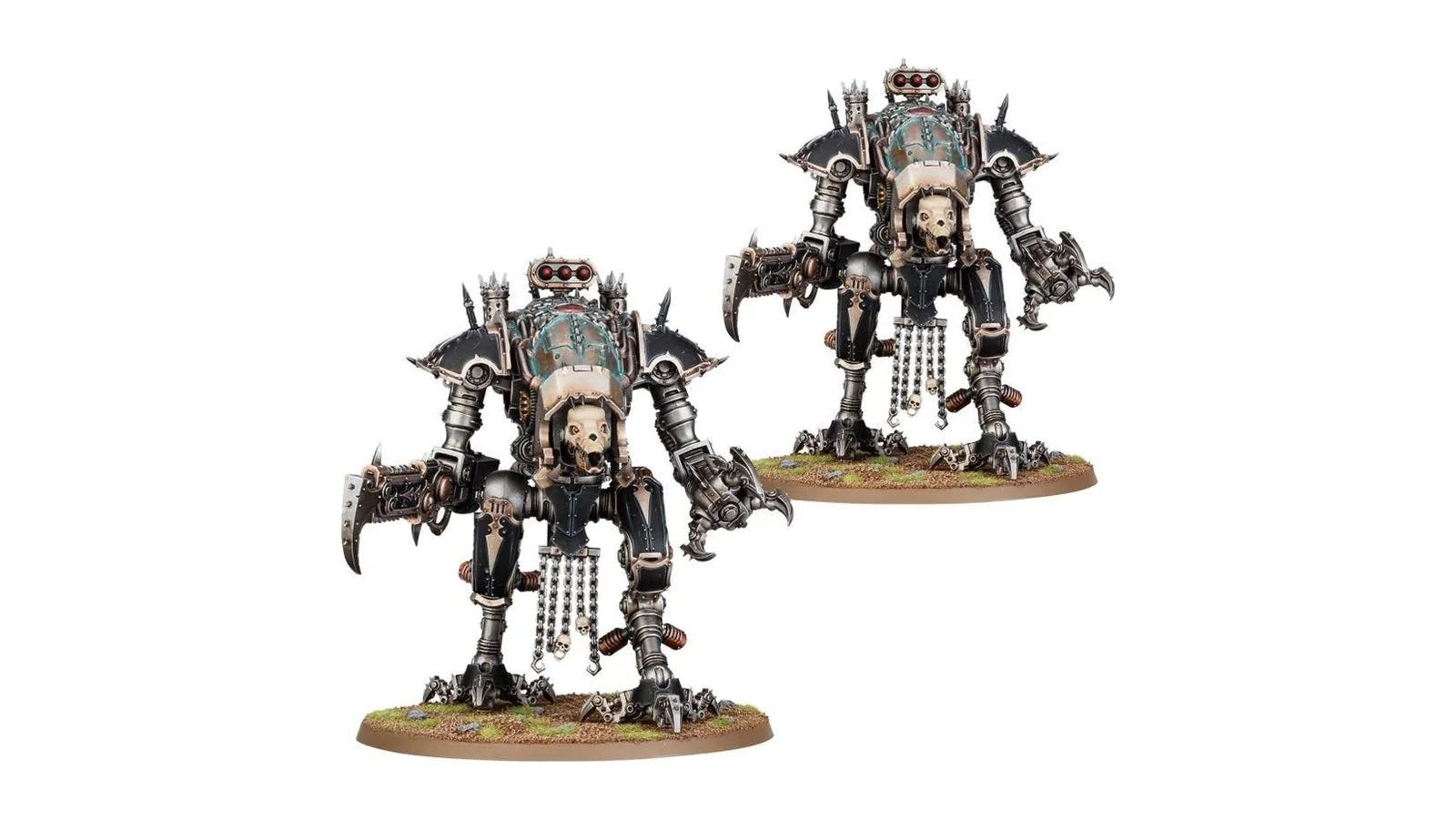 Chaos Knights Wardogs miniatures from Warhammer 40,000
