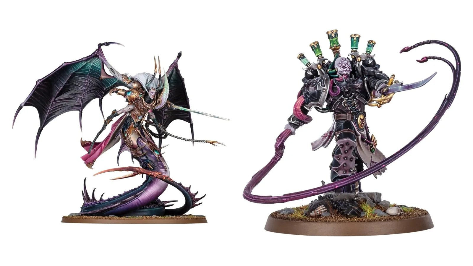 Emperor's Children Fulgrim and Lucius the Eternal miniatures