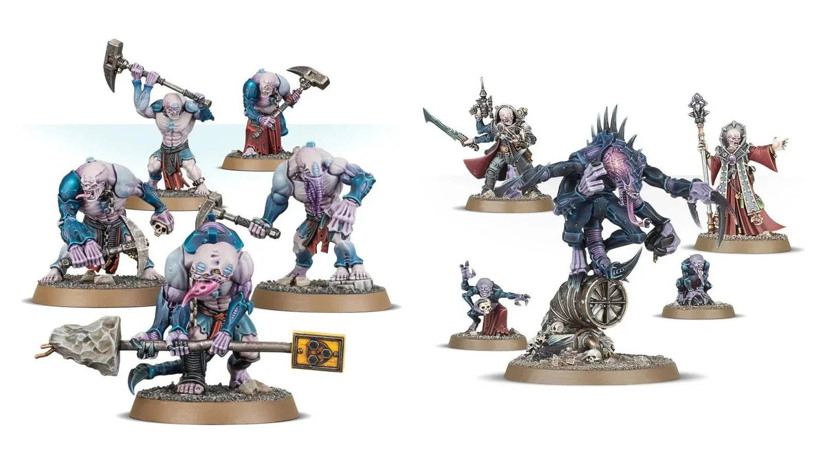 Genestealer Cults Aberrants and Broodcoven miniatures