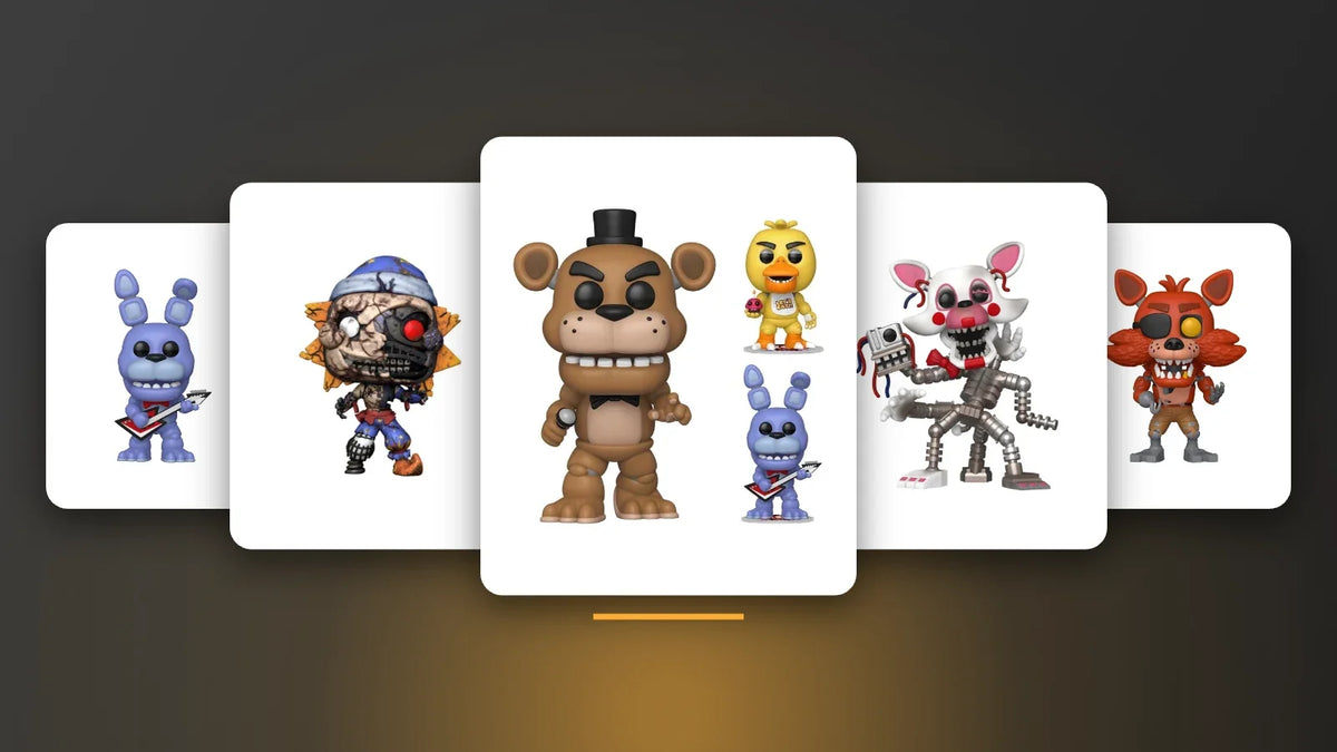 Freddy, Eclipse and Mangle Five Nights at Freddy's Funko Pop! figures