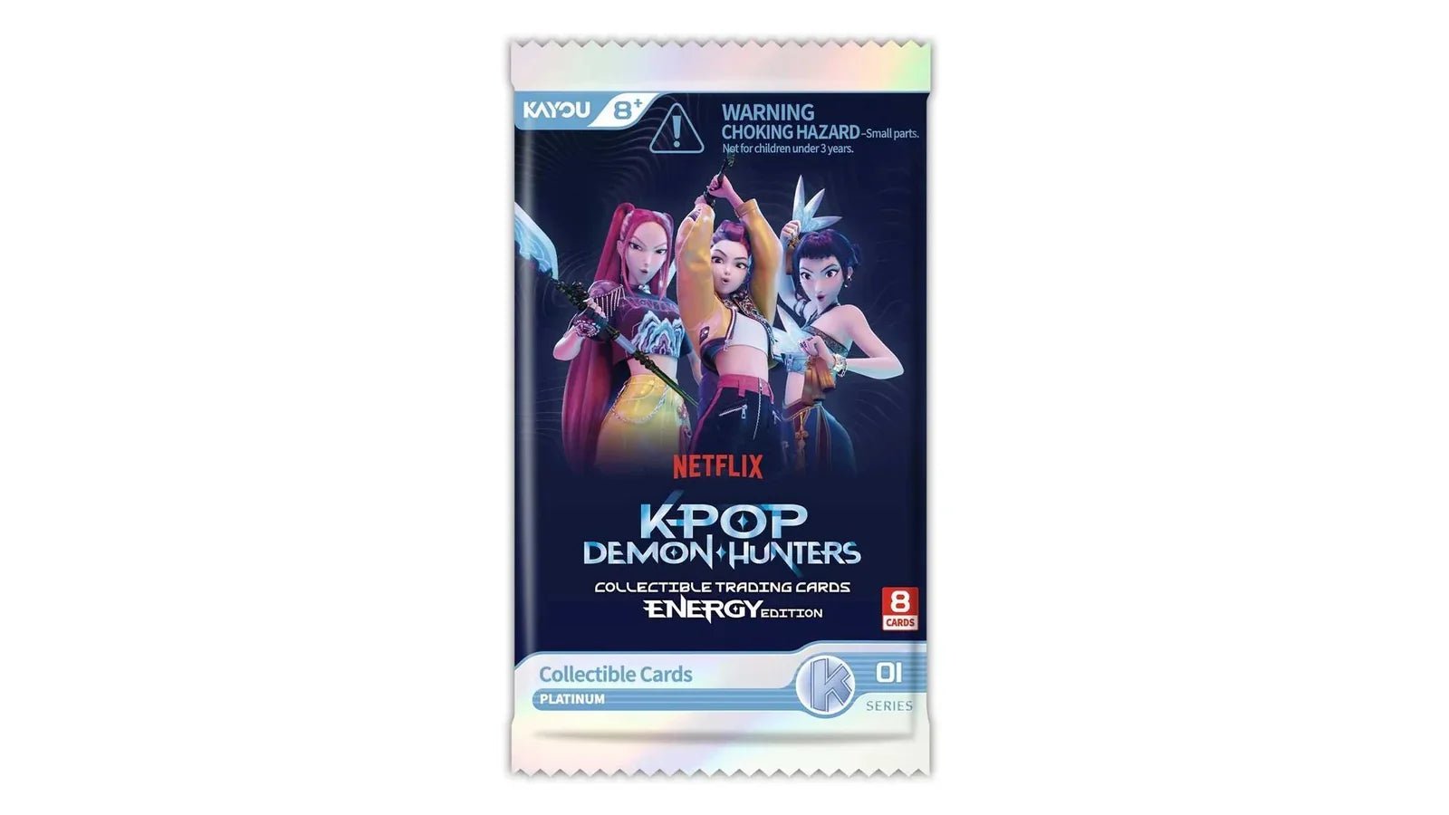 KPop Demon Hunters Energy Edition collectible trading card booster pack by Kayou