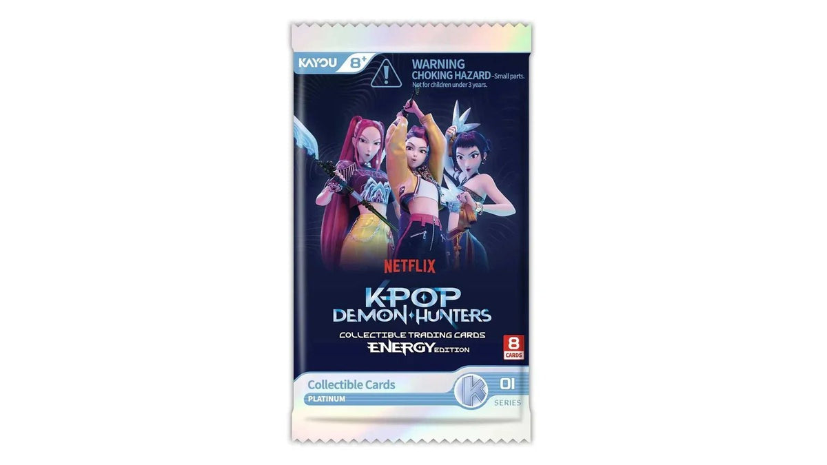 KPop Demon Hunters Energy Edition collectible trading card booster pack by Kayou