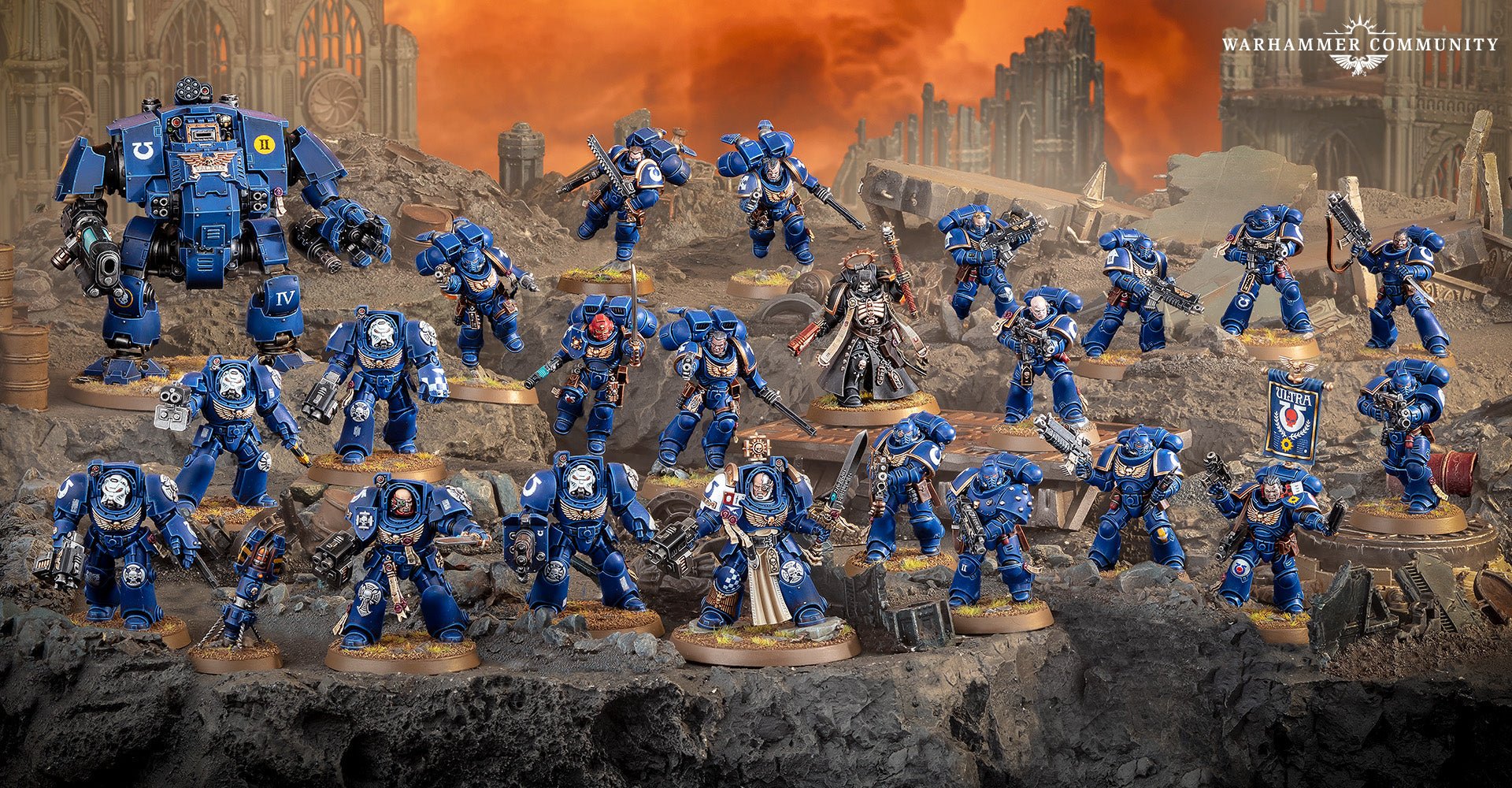 Space Marines Indomitus Task Force, one of seven Warhammer 40k Battleforce boxes for Christmas 2026