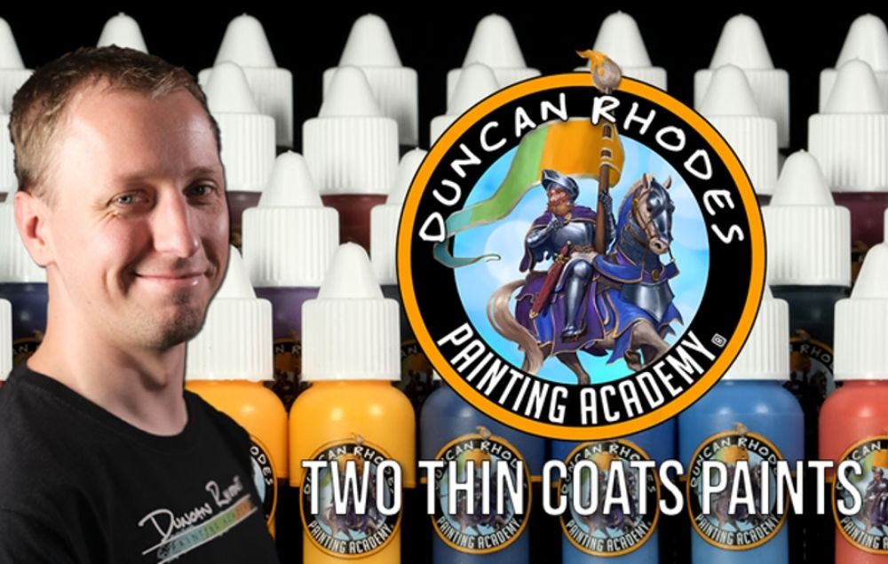 Duncan Rhodes Two Thin Coats Acrylic Paints