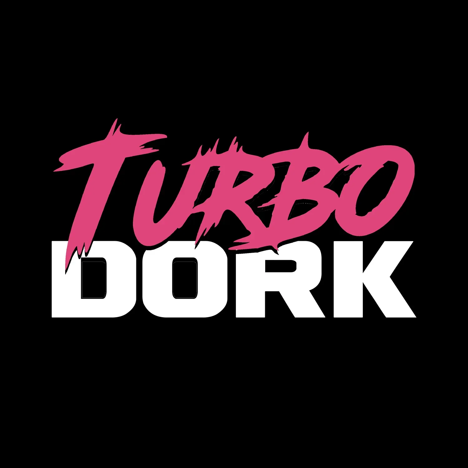Turbo Dork Logo on a Black Background