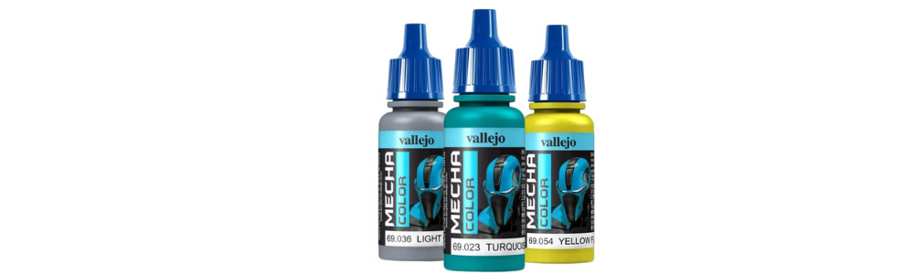 Vallejo Mecha Color Paints in dropper bottles