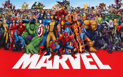 Marvel collectibles and Funko Pops