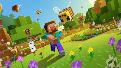 Minecraft collectibles and Funko Pops