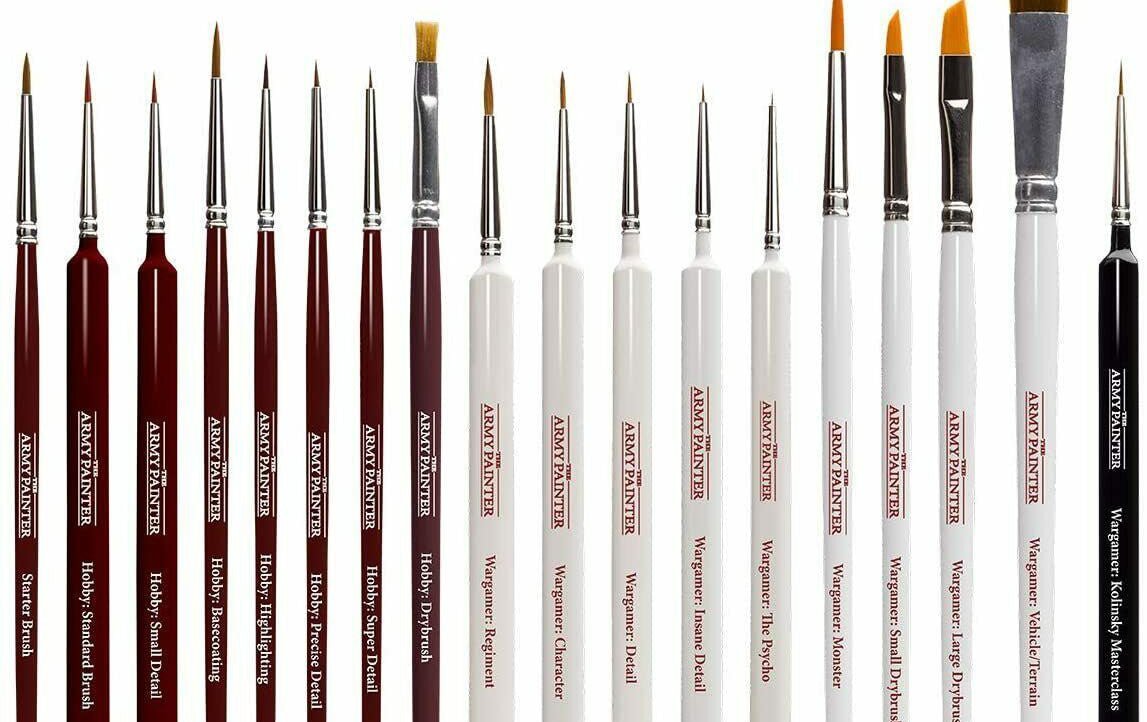 Model Paint Brushes hobby and miniature paints at Loaded Dice